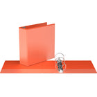 Davis Group Easyview Premium Binder - Round Ring - Customizable - 3" - Orange - 6 Pack-3"