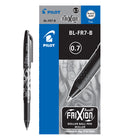 Pilot Frixion Ball Erasable Gel Pens - 0.7mm - Black - 12 Pack-0.7mm point