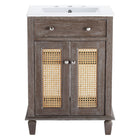 Modway Lilo 24" Bathroom Vanity - Grey/White-Assembly Required