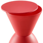 Modway Haste Backless Stool - Red-For Indoor or Outdoor Use