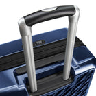 Ricardo Beverly Hills Melrose 26" Hardside Check-in Luggage - Medium - Upright - Prussian Blue-Recessed 360° dual wheels: Glide smoothly in any direction while adding stability and reducing wheel exposure during travel