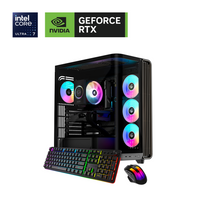 iBUYPOWER Trace X Gaming Desktop PC - Intel Ultra 7 265F - GeForce RTX 5070 12 GB - 16 GB DDR5 RAM - 1 TB NVMe SSD - Windows 11-Intel Core Ultra 7 265F CPU (processor) to handle all system workloads
