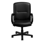 Nightingale Reward Mid Back Management Chair - Black-Swivel tilt mechanism with single position tilt lock, pneumatic height adjustment and tension control