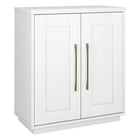 Hudson&Canal Tillman 28"W Accent Cabinet - White-Modern contemporary design for your home office, bedroom, or living spaces