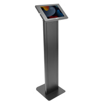 Mount-It! MI-3880B_G10 Anti-Theft Tablet Kiosk for iPad, iPad Air, iPad Pro-Tablet floor stand with lockable enclosure protects the tablet from tampering or theft in public areas such as retails stores or libraries