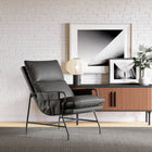 Zuo Halaus Accent Chair - Black-Chair Weight Capacity: Supports up to 285 lb