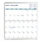 Blueline 2026 2-Year Monthly Pocket Planner - 6-1/2" x 3-1/2" - Assorted Designs - Bilingual-One month on each spread, one block per day