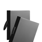 Staples Document Report Covers - Black - 5 Pack-Clear front to view cover page