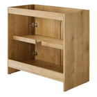 Modway Appia 36" Bathroom Vanity Cabinet - Oak-Adjustable Shelf