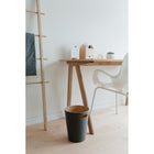 Umbra Woodrow Waste Can - Black-No Rim