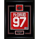Frameworth Connor McDavid Jersey Number Hockey Canada 2026 - Framed Print - 16" x 20"-Officially licensed Hockey Canada 2026 jersey number print featuring Connor McDavid