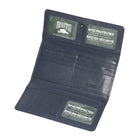 Roots Ladies Slim Clutch Wallet - Navy-RFID Protection
