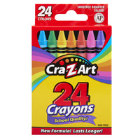 Cra-Z-Art Crayons - 24 Pack-Cra-Z-Art 24ct Crayons set is a treasure trove of 24 colourful and high-quality crayons