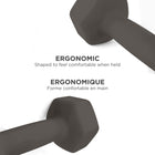 PurAthletics Dumbbell - 15 lbs.-Durable Vinyl Covered