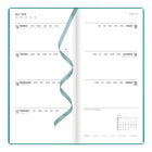 Letts 2026 Woodland Week-to-View Planner with Embossed Cover - 6-7/8" x 3-1/8" - Assorted Colours - Multilingual -Monthly overview before each month, including goals, trackers, to do’s and special dates