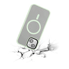 TUFF8 Glide Guard Rugged Case For iPhone 15 Plus - Light Green-Ergonomic Design: TUFF8 has been designed to give your fingers and hands more tactile control while making calls, texting or using your phone with its thoughtfully designed grip bumper