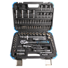 Fixtec 1/2-inch & 1/4-inch Drive Ratchet and Socket Mechanics 94-Piece Set-Built to last, this ratchet socket wrench set is made of strong CRV material for superior strength, durability, and corrosion resistance.