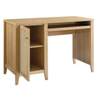 Modway Soma 47" Office Desk - Oak-Non-Marking Foot Pads