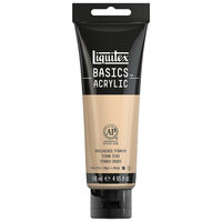 Liquitex Basics Acrylic Paint 1046434, Unbleached Titanium, 118 mL Tube-Formulated with fine art pigments artist can depend on.