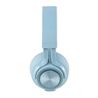 Basic Tech BTRFBL Bluetooth 5.0 Wireless Folding Headphones - Blue-Foldable