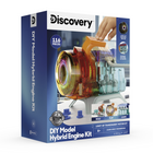 Discovery Solar Model Engine Kit-Transparent engine housing lets kids watch the internal mechanical components move together while learning how hybrid engines combine electric and combustion technology