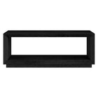Hudson&Canal Evie 48"W Rectangular Coffee Table - Black Grain-Table is made of high-quality and durable MDF materials