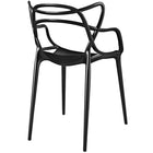 Modway Entangled Dining Armchair - Black-Non-marking foot caps
