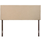 Modway Region Upholstered Queen Headboard - Cafe-Fine linen upholstering