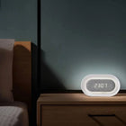 DAC LED Night Light with Alarm Clock - White-12/24-hour time display options