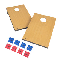 Triumph Tournament Cornhole Set - Brown-RECREATIONAL CORNHOLE BOARDS: Two 35" L x 24" W x 1.5" H portable game platforms