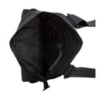 Edition22 Lockpoint Frontal Bag - Black-Interior features a zippered pocket and key leash