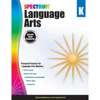 eBook: Spectrum 704587-EB Spectrum Language Arts - Grade Kindergarten-You will receive two emails: one confirming your entire order, and one with a "Download Software" buttonYou can download immediately or return to your email to download later