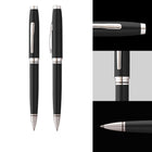 A.T. Cross Coventry Black Lacquer Ballpoint Pen - Medium - Black Ink-4