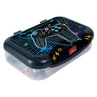 ZIPIT Recycled Plastic Pencil Case - Large Capacity Pencil Case for Boys - Gamer Design-Inspire young minds: This unique, recycled plastic pencil case is designed to spark imagination and bring joy to everyday learning. The fun design is embedded in the lid and will always stand out, without ever peeling off