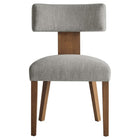 Modway Nalani Fabric Upholstered Dining Chairs - Heathered Weave Wheat/Deep Brown - 2 Pack-10