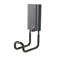 Gator Magnetics 3" MEGA Closed Magnetic Hook - 45 lb Capacity - Black-Provides up to 45 lbs. of shear strength holding capacity and attaches whatever you want to hang to steel cabinets, racks, and other steel surfaces in your garage, workshop, pole barn, shed, and more. This is how a hook should work instead of your tool sliding down the steel surface until it falls to the floor.