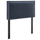 Modway Camille Upholstered Linen Blend Twin Size Headboard - Denim-Woven Linen Blend
