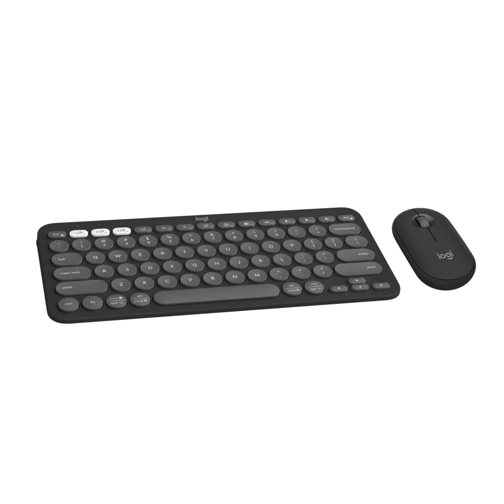 Logitech Pebble 2 Combo Wireless Keyboard & Mouse - Quiet