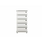Simply Storage Unit 14.96"W x 10.43"D x 28.35"H - White-Solid steel construction with scratch-resistant finish
