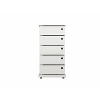 Simply Storage Unit 14.96"W x 10.43"D x 28.35"H - White-Solid steel construction with scratch-resistant finish