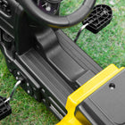 Aosom Kids Pedal Ride-On Excavator - Yellow-Non-slip pedal allows the driver to go forward or backward 