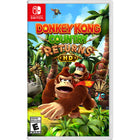 Donkey Kong Country Returns HD for Nintendo Switch-Play the game as it was first designed for the Wii  system, or reduce the difficulty for extra hearts and other goodies to make your journey a little easier
