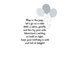 Mill Brook Studio Birthday Greeting Cards/Envelopes - 5-3/8" x 7-3/4" - Juvenile: Animal Car Ride - 18 Pack-Printed on premium uncoated paper