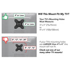 Mount-It! Full Motion Small TV Wall Mount-Package includes wall mount, installation hardware, easy-to-follow installation instructions