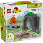 LEGO DUPLO Town Train Tunnel & Tracks Expansion Building Block Set-Skills-building track extension set to grow toddlers’ train adventures