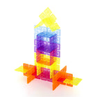 Guidecraft 96-Piece Interlox Squares Building Set-No hardware or tools necessary, simply clip the edges together to create an unlimited array of constructions
