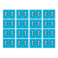 Pendaflex A-Z Light Blue End Tab Filing Labels - T - 240 Pack-Compatible with DataFile L8701 series labels