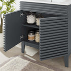 Modway Render 30" Bathroom Vanity Cabinet - Grey/White-8" Centerset Holes
