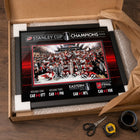 Frameworth Carolina Hurricanes 16" H x 20" Frame 2026 Stanley Cup Champions Team Celebration Framed Wall Art 16" x 20" W Frameworth - Licensed-Frameworth quality: Made in Canada by Frameworth Sports Marketing, established 1992, producing officially licensed sports memorabilia