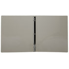 JAM Paper Plastic 3 Ring Binder, 0.75 inch, Smoke Grey, 5 Pack (53016smg)-With plenty of colours to choose from, they're great for colour coordinating